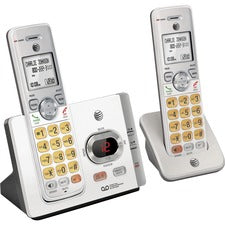 AT&T EL52315 DECT 6.0 Cordless Phone - Silver, Black 1 x Phone Line - 3 x Handset - Speakerphone - Answering Machine