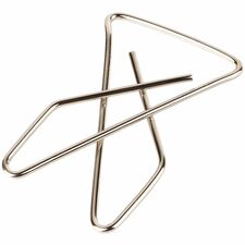 ACCO Ideal Clamps No. 2 - 100 Sheet Capacity - for Office, Home, School, Document, Paper - Sturdy, Tear Resistant, Bend Resistant, Flex Resistant - Silver - 150 / Pack