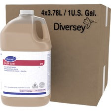 Diversey Suma Oven/Grill Cleaner Ready-To-Use - 128 fl oz (4 quart) - Heavy Duty - Brown - 4 / Carton