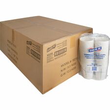 Genuine Joe 12 oz Eco-friendly Paper Cups 12 fl oz - White - Paper - 50/Pack - 20 / Carton