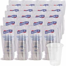 Genuine Joe 12 oz Clear Plastic Cups 12 fl oz - Clear - Plastic - Cold Drink, Beverage - 25/Pack - 20 / Carton