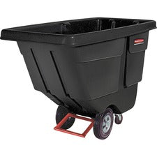Rubbermaid Commercial 850lb Capacity Utility Tilt Truck 850 lb Capacity - 33.50" Width x 72.20" Depth x 43.80" Height - Black - 1 Each