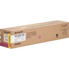 Sharp MX62NTMA Original High Yield Laser Toner Cartridge - Magenta - 1 Each 40000 Pages