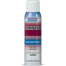 Dymon Eliminator Carpet Spot Remover/Cleaner 18 oz (1.12 lb) - Water Based, Deodorize, Textured - White - 12 / Carton