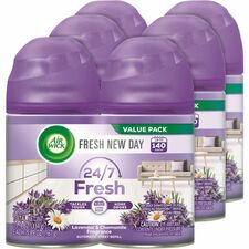 Air Wick Lavender Refill Pack Aerosol - 5.90 oz - Lavender, Chamomile - 60 Day - Odor Neutralizer, Long Lasting - 2/Pack - 3 / Carton