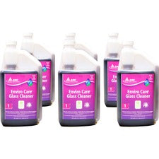RMC Enviro Care Glass Cleaner Concentrate - 32 fl oz (1 quart) - Bio-based, Streak-free, Ammonia-free, Alcohol-free - Purple - 6 / Carton