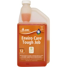 RMC Enviro Care Tough Job Cleaner Concentrate - 32 fl oz (1 quart) - Heavy Duty, Bio-based - Orange - 6 / Carton