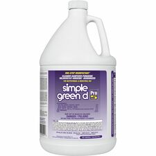 Simple Green D Pro 5 One-Step Disinfectant Concentrate - 128 fl oz (4 quart) - Disinfectant, Unscented, Dye-free - Clear - 4 / Carton