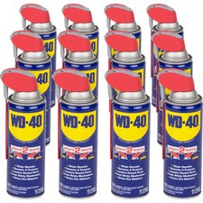WD-40 Multi-use Product Lubricant 12 fl oz - Corrosion Resistant, Rust Resistant - 12 / Carton