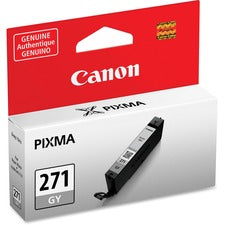 Canon CLI-271 Original Standard Yield Inkjet Ink Cartridge - Gray - 1 Each Inkjet - Standard Yield - Gray - 1 Each