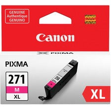Canon CLI-271 Original High Yield Inkjet Ink Cartridge - Magenta - 1 Each Inkjet - High Yield - Magenta - 1 Each