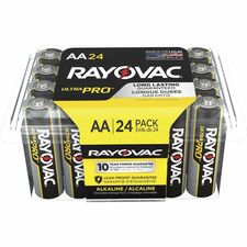 Rayovac Ultra Pro Alkaline AA Battery 24-Packs For Multipurpose - AA - 1.5 V DC - 24/Pack - 12 / Carton