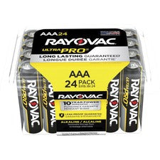 Rayovac Ultra Pro Alka AAA Batteries Storage Pack of 24 For Multipurpose - AAA - 1.5 V DC - 24/Pack - 12 / Carton