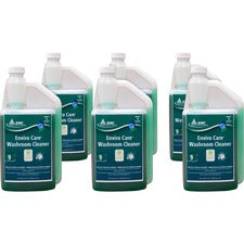 RMC Enviro Care Washroom Cleaner Concentrate - 32 fl oz (1 quart) - Bio-based, Phosphate-free, Non-toxic - Blue, Green - 6 / Carton