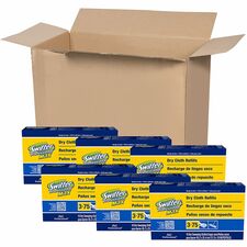 Swiffer Max Dry Cloth Refills 17.9" Width x 10" Depth - Cloth - White - 16/Box - 6 / Carton