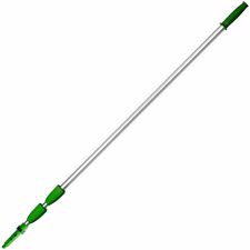 Unger 18' Telescopic Pole 18 ft Length - Green - Aluminum - 10 / Carton