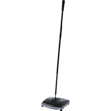 Rubbermaid Commercial Floor/Carpet Sweeper 6.50" Brush Face - 9.5" Overall Length - Plastic Handle - Gray - 4 / Carton