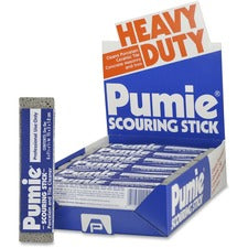 U.S. Pumice US Pumice Co. Heavy Duty Pumie Scouring Stick Abrasive, Heavy Duty - Gray - 12/Pack - 6 / Carton