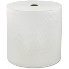 LoCor Hardwound 1-Ply Paper Towels, 850' Per Roll, Pack Of 6 Rolls 1 Ply - 7" Width x 850 ft Length - White - 6 Rolls Per Carton - 6 / Carton