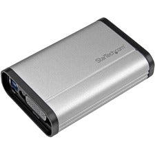 StarTech.com USB 3.0 Capture Device for High Performance DVI Video - 1080p 60fps - Aluminum Functions: Video Capturing, Video Recording - 1920 x 1200 - MPEG-4, H.264 - DVI - USB - Audio Line In - 1 Each - PC - TAA Compliant