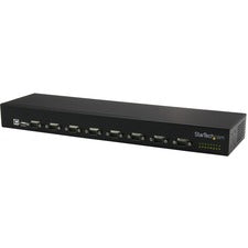 StarTech.com 8-Port USB-to-Serial Adapter Hub External - USB 2.0 - Mac, Linux, PC - 8 x Number of Serial Ports External - 1 - TAA Compliant