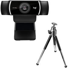 Logitech C922 Webcam - 2 Megapixel - 60 fps - USB 2.0 - 1 Each 1920 x 1080 Video - Auto-focus - 78° Angle - 1.2x Digital Zoom - Microphone - For Computer, Notebook, Monitor