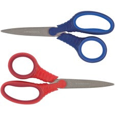 Fiskars Schoolworks 5" Kids Scissors 5" Overall Length - Left/Right - Stainless Steel - Pointed Tip - Assorted - 2 / Pack