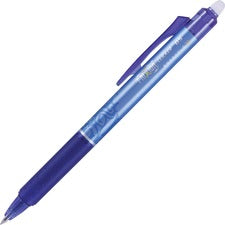 Pilot FriXion Clicker Erasable Gel Pen 0.5 mm Pen Point - Retractable - Erasable - Blue Ink - Gel-based - 1 Dozen