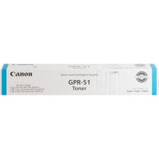 Canon GPR-51 Original Laser Toner Cartridge - Cyan - 1 Each 21500 Pages