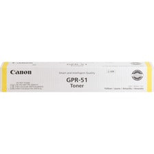 Canon GPR-51 Original Laser Toner Cartridge - Yellow - 1 Each 21500 Pages