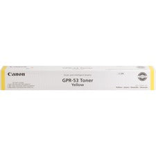Canon GPR-53 Original Laser Toner Cartridge - Yellow - 1 Each 19000 Pages