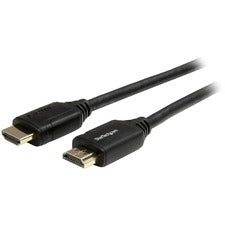 StarTech.com Premium High Speed HDMI Cable with Ethernet - 4K 60Hz - 3 m (10 ft) 10 ft HDMI Video Cable for Audio/Video Device, Home Theater System - First End: 1 x 19-pin HDMI 2.0 Digital Audio/Video - Male - Second End: 1 x 19-pin HDMI 2.0 Digital Audio