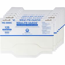 Impact Lever Dispensed Seat Covers Quarter-fold - White - Paper - 125/Pack - 24 / Carton