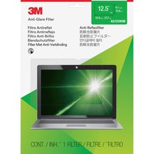 3M Anti-Glare Filter Clear, Matte For 12.5" Widescreen LCD Notebook - 16:9 - Scratch Resistant, Fingerprint Resistant, Dust Resistant - Anti-glare - 1 Each