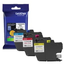 Brother INKvestment LC30293PK Original Inkjet Ink Cartridge - Cyan, Magenta, Yellow - 3 / Pack 1500 Pages (Per Cartridge)