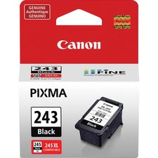 Canon PG-243 Original Inkjet Ink Cartridge - Pigment Black - 1 Each 180 Pages