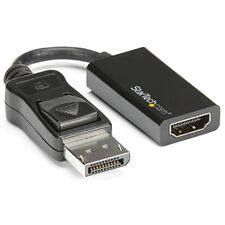 StarTech.com DisplayPort to HDMI Adapter - 4K DP to HDMI Converter - UHD 4K 60Hz 1 x 20-pin DisplayPort 1.4 Digital Audio/Video - Male - 1 x 19-pin HDMI 2.0 Digital Audio/Video - Female - Black - 1 Each