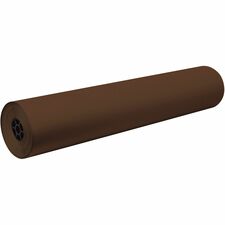 Decorol Flame Retardant Art Roll Art Project, Mural, Collage, Bulletin Board, Table Cover - 7.44" Height x 36" Width x 1000 ft Length - Brown - Sulphite - 1 Roll