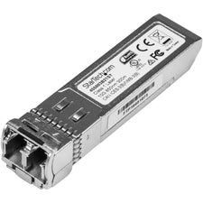 StarTech.com HP 455883-B21 Compatible SFP+ Transceiver Module -10GBASE-SR For Data Networking, Optical Network - 1 x LC 10GBase-SR Network - Optical Fiber - Multi-mode - 10 Gigabit Ethernet - 10GBase-SR - Hot-pluggable, Hot-swappable - 1 Each - TAA Compli