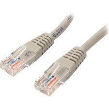 StarTech.com Molded Cat5e UTP Patch Cable 50 ft Category 5e Network Cable - First End: 1 x RJ-45 - Male - Second End: 1 x RJ-45 - Male - Patch Cable - Gray - 1 Each