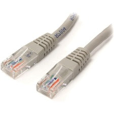 StarTech.com Category 5e Cable 7 ft Category 5e Network Cable - First End: 1 x RJ-45 - Male - Second End: 1 x RJ-45 - Male - Gray - 1 Each