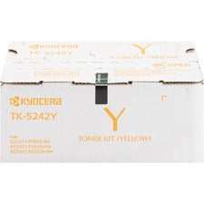 Kyocera TK-5242Y Original Laser Toner Cartridge - Yellow - 1 Each 3000 Pages