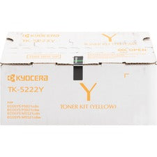 Kyocera TK-5222Y Original Standard Yield Laser Toner Cartridge - Yellow - 1 Each 1200 Pages