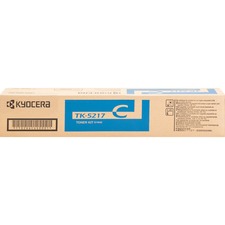 Kyocera TK-5217C Original Laser Toner Cartridge - Cyan - 1 Each 15000 Pages