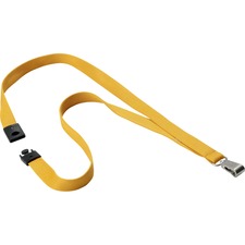 DURABLE Premium Textile Lanyard Ochre - 10 / Box