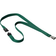 DURABLE Premium Textile Lanyard Dark Green - 10 / Box