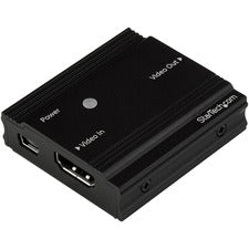 StarTech.com HDMI Signal Booster - HDMI Repeater Extender - 4K 60Hz 3840 × 2160 - 114.83 ft Maximum Operating Distance - 1 x HDMI In - 1 x HDMI Out - USB - TAA Compliant