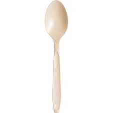 Solo Cup Reliance Medium Weight Bulk Teaspoons Teaspoon - 1 x Teaspoon - Breakroom - Disposable - Champagne - 1000 / Carton