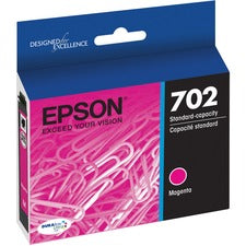 Epson DURABrite Ultra T702 Original Standard Yield Inkjet Ink Cartridge - Magenta - 1 Each 300 Pages