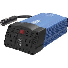 Tripp Lite series PowerVerter PV375USB Power Inverter Input Voltage: 12 V DC - Output Voltage: 120 V AC - Continuous Power: 375 W